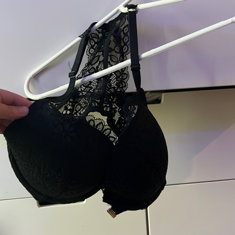 black bra